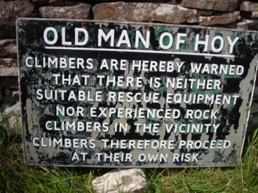 old-man-of-hoy-sign